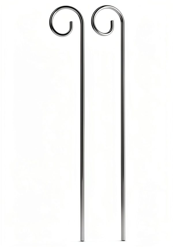 Garden Plant Label Hooks GZRYEJLEI Silver Metal 25 Piece Set-1