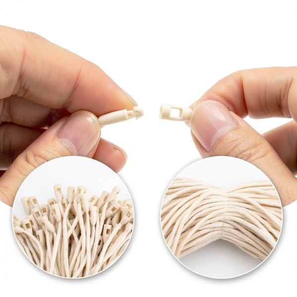 Tag String DC CLISENCE 180pcs Beige Cotton 7.64in Price Tag Holder-2