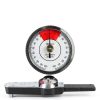WsrrLun Dial Torquemeter 0-100Nm Gauge C‑Shaped Silver Black 12in-3