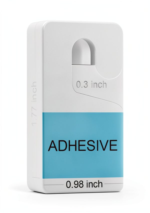Clear Self Adhesive Price Tags 1-3/4 x 1 Inch 300 Pack DGJM JINMI-2-1