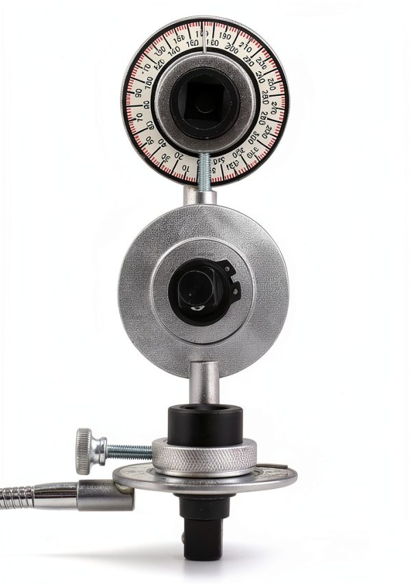 QWORK 1/2" Drive Angle Gauge Torque Goniometer WD7850 Silver-4