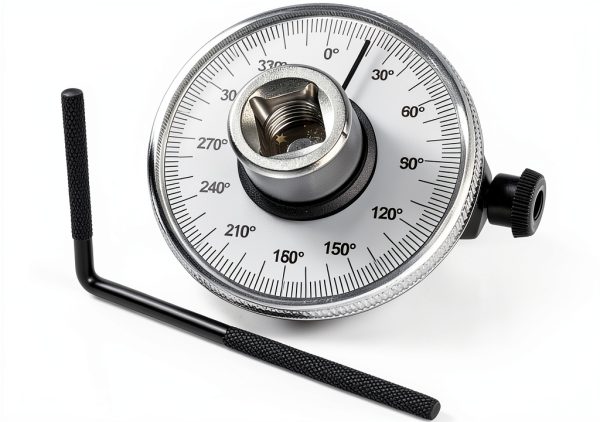 Torque Angle Gauge BYOBYO CRV Steel Sleeve 360 Degree Scale WJZN1B40-0