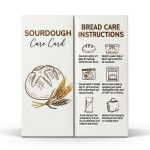 Bread Care Instruction Card by HerZii Prints 2x3.5in White Cardstock-0