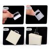 Clear plastic hang tabs AojSup 1500 1.57x1.18 in-3