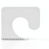WOGPUE Transparent Plastic Hang Tags 1.06x1.65in TY-78 Self Adhesive-2