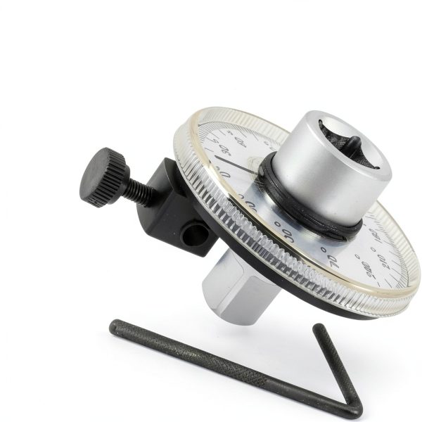 Torque Angle Gauge BYOBYO CRV Steel Sleeve 360 Degree Scale WJZN1B40-2