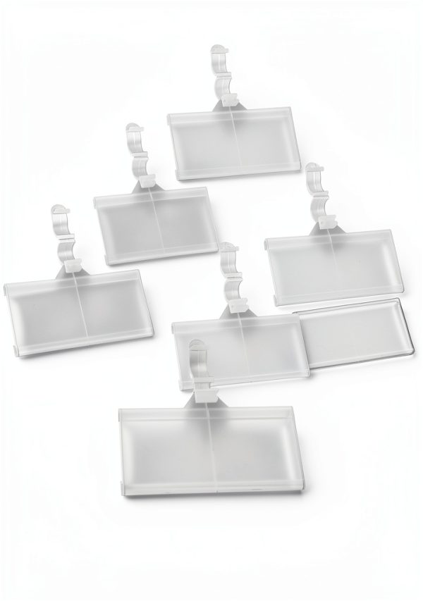 Price Tag Holder Miriam Song Premium Plastic Label Holders 50pcs Set-5