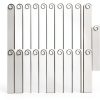 Garden Plant Label Hooks GZRYEJLEI Silver Metal 25 Piece Set-0