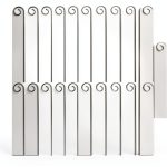 Garden Plant Label Hooks GZRYEJLEI Silver Metal 25 Piece Set-0