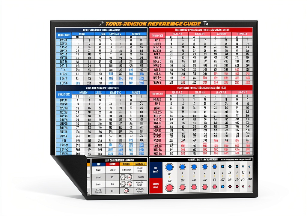 Installing Sunsella Torque Silver Torque Chart Magnet Tool Poster 8.5x11 on a metal toolbox