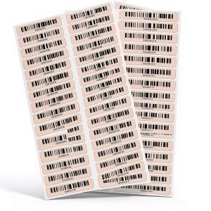 BCIOPE Asset Tags 2 in x 0.4 in Plastic Price Labels 100 Pack Durable-0