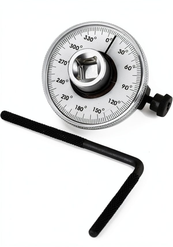 Torque Angle Gauge Klanata QC03840 Black Half Inch Metal Plastic-0