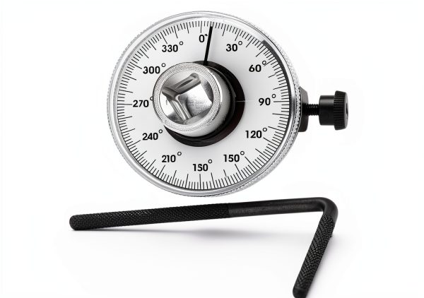 Torque Angle Gauge BYOBYO CRV Steel Sleeve 360 Degree Scale WJZN1B40-1