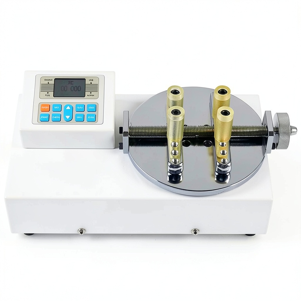 Installing Torque Gauge HKNDT ANL-WP10 High Precision Digital on a wooden workbench