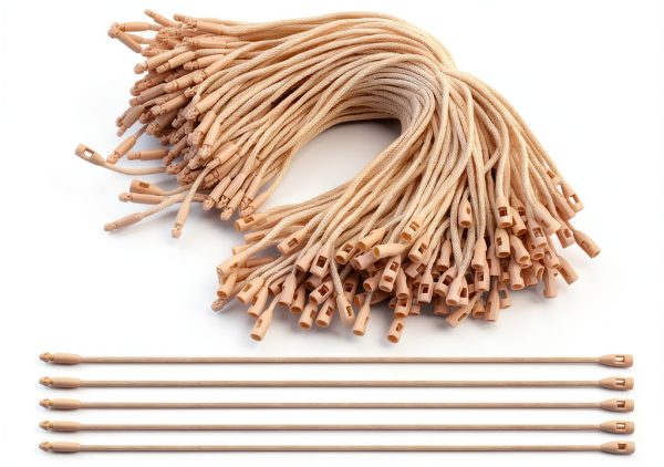 Tag String DC CLISENCE 180pcs Beige Cotton 7.64in Price Tag Holder-0