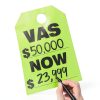 Vivitex Green Car Mirror Hanger Tags 8.3x11.2in 100 Pack Paper-3