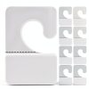 WOGPUE Transparent Plastic Hang Tags 1.06x1.65in TY-78 Self Adhesive-0