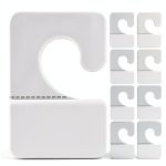 WOGPUE Transparent Plastic Hang Tags 1.06x1.65in TY-78 Self Adhesive-0
