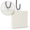 Clear plastic hang tabs AojSup 1500 1.57x1.18 in-5