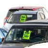Vivitex Green Car Mirror Hanger Tags 8.3x11.2in 100 Pack Paper-2