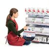 Clear Plastic Shelf Edge Chip Clip Strip 2" Waterproof Label Protector-5
