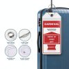 Cruise Ship Luggage Tag Holders Lazy Day Sea PVC Clear-2