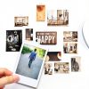 Clear Sticky Hang Tabs 100pcs YUEBOSUL Holders Medium Round Hole-5