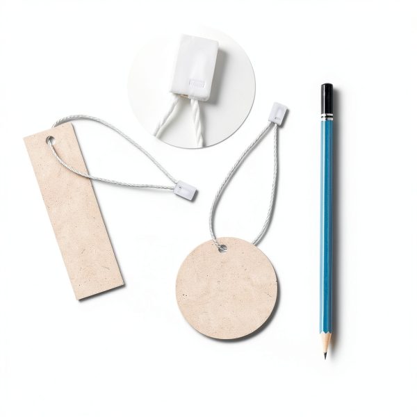 7 Inch Nylon Hang Tag String Plastic Lockers DASSNANE 2000pcs White-3
