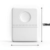 Clear Sticky Hang Tabs 100pcs YUEBOSUL Holders Medium Round Hole-1