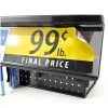 500 Pack Price Channel Chips, Data Label Holder for Barcode, Price Tags, UPC Sticker Application, Clear Plastic Tags, 2" L x 1.25" H, 10 Mil Thick, Snap in Gondola Shelf Edge, Reusable, by Clip Strip-4