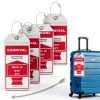 Cruise Ship Luggage Tag Holders Lazy Day Sea PVC Clear-0