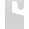 1000PCS 1-3/4" X 1" Hook Hole Self Adhesive Hanging Tabs Duty Clear Plastic Hang Tags Hook for Store Retail Display Tab-0