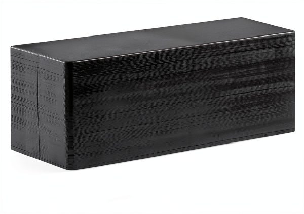 Long PVC-U Cards Pack of 100 Matte Black 20 mil Edikio Price Tag Flex-0