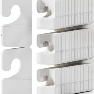 200PCS Clear Self Adhesive Hang Tabs Hooks, Heavy Duty J-Hook Hanging Tags, Sticky Tabs Hang Hooks, Plastic Hanging Tags for Offices, Home and Retail Display in Business Shop-0