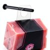 Clear Slot Hole Hang Tags Blulu Plastic Retail Tags 1.25x0.875in-1