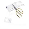 Clear Slot Hole Hang Tags Blulu Plastic Retail Tags 1.25x0.875in-3