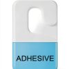 1000PCS 1-3/4" X 1" Hook Hole Self Adhesive Hanging Tabs Duty Clear Plastic Hang Tags Hook for Store Retail Display Tab-2