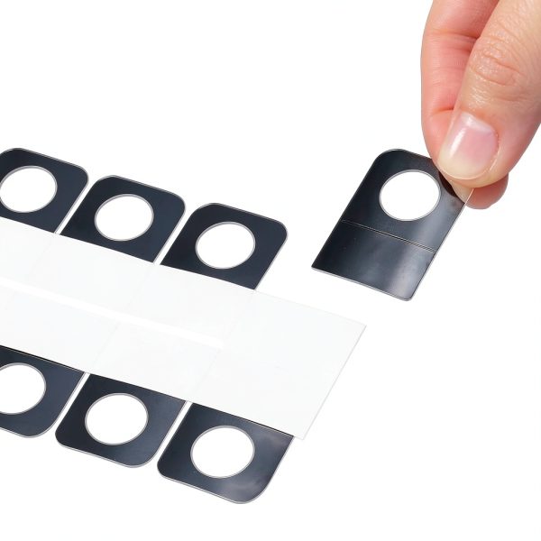 Clear Slot Hole Hang Tags Blulu Plastic Retail Tags 1.25x0.875in-4
